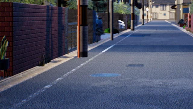 新しい舗装道路